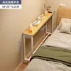 Mesa Lateral Estreita Contra a Parede, Mesa de Fim de Cama, Armário de Armazenamento, Prateleira nas Costas do Sofá, Prateleira Longa Estreita para Espaço entre Camas Metabo