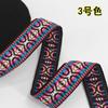 Fornecimento direto local de fábrica: 30-34mm de largura cor estilo nacional jacquard fita roupas sapatos e chapéus, bagagem acessórios decorativos