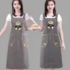 Un Delantal de Trabajo de Moda para Drop-Shipping, por Encima de la Rodilla, Dulce y Largo, Algodón Extra Grande, Delantal Suave y Cómodo para el Trabajo