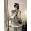 Talla Extra Coreano Dongdaemun Otoño Estilo Perezoso Tendencia de Moda Versátil Nicho Para Superponer Cuello Redondo Sin Mangas Chaleco Top