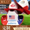 Chapéu de Cowboy Personalizado com Logo Copa do Mundo de Futebol EUA-Canadá-México, Chapéu de País de Feltro de Poliéster Moldado Única Vez