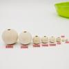 Cuentas de loto de 4-50 mm, cuentas de flores, cuentas de madera maciza, cuentas de loto, accesorios de joyería para bricolaje