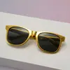 2026 Nuevo Estilo Gafas de Montura Cuadrada Color Caramelo Protección Solar Protección UV Gafas de Sol Personalizadas Retro Venta al por Mayor