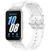 Correa de silicona para reloj Samsung Galaxy Fit3, correa de TPU transparente con decoloración clara.