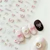 Adesivos de Unha Mini Laço Rosa Fofo Botão Ins DIY Capa de Celular Diário Traseira Adesivo Decoração à Prova d'Água