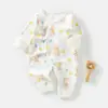 Mameluco para Bebé Saco de Dormir Body sin Etiquetas para Bebé Algodón Puro Traje de Monje para Gatear Estilo Primavera/Otoño Ropa para Bebé