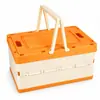 Caja de almacenamiento plegable, caja de camping, organizador plegable, caja de regalo, maleta, caja de almacenamiento multifuncional