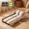 Rascador para Gatos Cama para Gatos Integrada Tamaño Grande Cartón Corrugado Poste Rascador Resistente al Desgaste No se Desprende Fácilmente Madera Tablero Multicapa Cama para Gato Durmiendo
