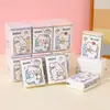 Paquete de Nueve Papel Higiénico de Dibujos Animados Color Sólido Paquete Pequeño Pañuelo de Papel para el Hogar Exterior Estudiantil Portátil Paquete Pequeño Papel Pañuelo