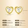 Pendientes para Mujer de Plata S925 con Moissanita Incrustada, Pendientes de Cruz, Pendientes para Mujer de Fiesta de Cena de la Corte Barroca Transfronteriza