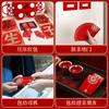 Bolsa de regalo sobre rojo de boda para recibir parientes, grande, mediana y pequeña, regalo, regalo, cama, té, bolsa sobre rojo, artículos de boda