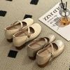 Novidade Outono 2026 Estilo Francês Retrô com Aumento de Altura Sapatos Mary Jane para Mulheres, Sapatilhas Confortáveis com Solado Macio para o Dia a Dia