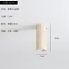 Luminária de Teto em Travertino Amarelo Natural Estilo Wabi-Sabi Holofote para Hall de Entrada Varanda Closet Luminária para Mesa de Jantar Bar