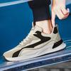 Zapatos Deportivos de Otoño para Hombre en Stock Venta al por Mayor Zapatos Casuales Simples de Suela Gruesa para Adolescentes con Cordones Malla Transpirable Zapatos para Hombre