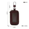 Nuevo Bolso para Llaves de Piel Genuina Transfronterizo Multifuncional de Gran Capacidad para Coche Universal Cubierta Protectora para Llaves Control Remoto para Hombre