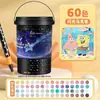 Marcador de Brillo de Dos Colores de Doble Punta Pluma de Acuarela de Punta Suave para Cuadernos Especial Pincel de Brillo para Niños No Tóxico y Lavable