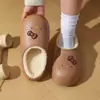 Pantuflas de algodón para niños Hello Kitty, estilo mujer, para otoño e invierno, uso interior y en casa, impermeables, cálidas y con diseño de punta cerrada, adecuadas para uso familiar