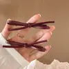 Pinza para el pelo con estampado de leopardo, sensación de alta gama, flor, accesorio para el pelo, temperamento, estilo pequeño Chanel, oso, pinza de pico de pato, pinza linda retro para el flequillo, pinza para el pelo