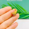 Collar con colgante de gallo dorado pequeño de cobre bañado en oro del zodíaco de la vida para hombres y mujeres, fabricantes de joyas para la vida al por mayor