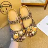 Lazo de Puntos Caramel K Zapato Flor Hebilla Dibujo Animado Lindo Resina Zapato Croc Accesorios DIY Hebilla de Zapato Desmontable
