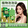 BEIROU explosiones transfronterizas tinte de pelo burbuja suave norte cuidado con esencia de planta verde crema para el pelo tinte de pelo perezoso