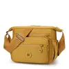 2026 Nueva Bolso Cruzado Multibolsillos para Mujer Ligero para Viajes Diarios Bolso Cuadrado Pequeño Bolso de Hombro de Nylon Bolso para Madres de Mediana Edad y Mayores