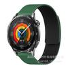 Pulseira Magnética de Silicone Macio com Padrão Lichia para Relógio, Compatível com Huawei Gt6 Gt5 Samsung 18 20 22mm, Pulseira de Dois Tons