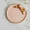 Estilo Europeo Estilo Victoriano Retro Resina Mini Ángel Ovalado Marco de Fotos Pequeño Marco para Colocar Joyas Aretes Collar