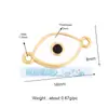 Acessórios para joias DIY micro-incrustados óleo pingando olho turco pulseira de mão sem queda de diamante sem desbotamento acessórios para colar pulseira