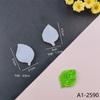 Molde de Silicona para Fondant de Hojas y Pétalos, Herramientas para Pasta de Goma, Relieve de Hojas y Flores, Molde de Impresión 3D, Molde para Arcilla