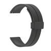 Adequado para Pulseira de Relógio Huawei Gt5 Fivela Dobrável Magnética de Silicone Samsung Watch7 Cabeça Chata Universal 22/18mm Pulseira de Relógio