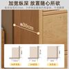 Estante de Pared de Madera Maciza Sala de Estar Hogar Estantería de Esquina de Pie con Puerta Almacenamiento Moderno Simple Multicapa Gabinete Pequeño