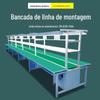 Bancada Antiestática para Linha de Montagem Bancada com Perfil de Alumínio e Montagem de Rolos Fabricante de Mesa de Trabalho com Boa Qualidade e Preço