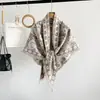 Nuevo Estilo Étnico Otoño/Invierno Flor de Anacardo Jacquard Imitación Cachemira Engrosado Borla Bufanda Bufanda Triangular Chal Chal Venta al por Mayor