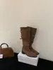 Botas apiladas para mujer con hebilla de estilo coreano, nuevo modelo otoño 2026, botas de tacón grueso alto, botas retro versátiles de ajuste ceñido