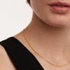 Collar retorcido popular simple y único de plata de ley S925 transfronterizo europeo y americano para mujer, collar estilo Ins, cadena para clavícula de nicho