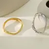 Tendência de Moda Design Transfronteiriço Liga de Metal Banhada a Ouro Oval Liso Pequeno Exquisito Pulseira Pulseira de Mola