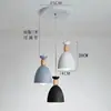 Nuevo candelabro para comedor, diseño de tres cabezas, mesa de comedor simple, estilo popular, lámpara de noche para dormitorio, lámpara creativa para barra de bar, arte de madera y hierro