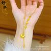 Gufa Sha Jin Ping An Joy Xiaofutuo Colar Fortune Full of Golden Tuo Clavícula Corrente Moda Presente para Namorada