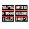 Taifeng 9x 4cm perro de servicio perro de servicio mascota correa collar gancho y bucle tela bordada parche ahora