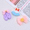 Zapatos de Baile de Niña de Dibujos Animados Infantil DIY Pegamento de Crema Funda Casera para Teléfono Móvil Pasador Cuerda para el Cabello Joyería Accesorios de Resina
