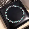 ¡Cristal Iridiscente! Pulsera de Flor de Zirconia Lujo Ligero Nicho Sensación de Alta Gama Pulsera Exquisita Moderna Versátil Accesorios de Pulsera Venta al por Mayor