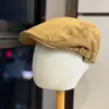 2026 Nueva Gorra Vintage de Gamuza con Visera Curva hacia Adelante, Sombrero de Otoño, Gorra de Pato, Circunferencia de Cabeza Grande, Adelgazante Facial, Boina Artística
