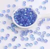 Cuentas de cristal planas brillantes, cuentas sueltas de cristal Swarovski, accesorios para joyería DIY hechos a mano estilo antiguo, cuentas de rueda, cuentas espaciadoras
