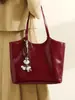 Bolsa de Mano Qiuyang Té Cálido para Mujer 2025 Nueva Gran Capacidad Bolsa para Mamá Viaje Retro Portátil Bolso de Hombro