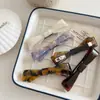 Grampo de Cabelo Laço Estilo Coreano Grampo de Acetato Presilha de Mola Traseira para Menina Grampo de Franja de Alta Qualidade Acessórios de Cabelo para Mulheres