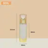 Frasco de Loção a Vácuo, Frasco a Vácuo Tipo Pump, Frasco de Plástico para Creme Facial e Loção Produtos para Cuidados com a Pele, Frasco a Vácuo de Tamanho para Viagem