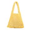 Bolsa de Palha Estilo Ins para Mulheres 2022 Verão Nova Bolsa de Mão Estilo Coreano Estilo Estrangeiro Textura Vazada Bolsa de Ombro Versátil