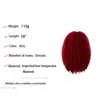 Fábrica Directa Exportación Transfronteriza Europea, Americana, Africana Cabello Rizado de Oruga Pelucas Sintéticas Fibra de Baja Temperatura Venta Directa Más Vendida