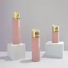 Direto da Fábrica Tampa de Água-viva Frasco de Vidro Rosa 120ml Frasco de Loção 50g Frasco de Creme Material de Embalagem Cosmética